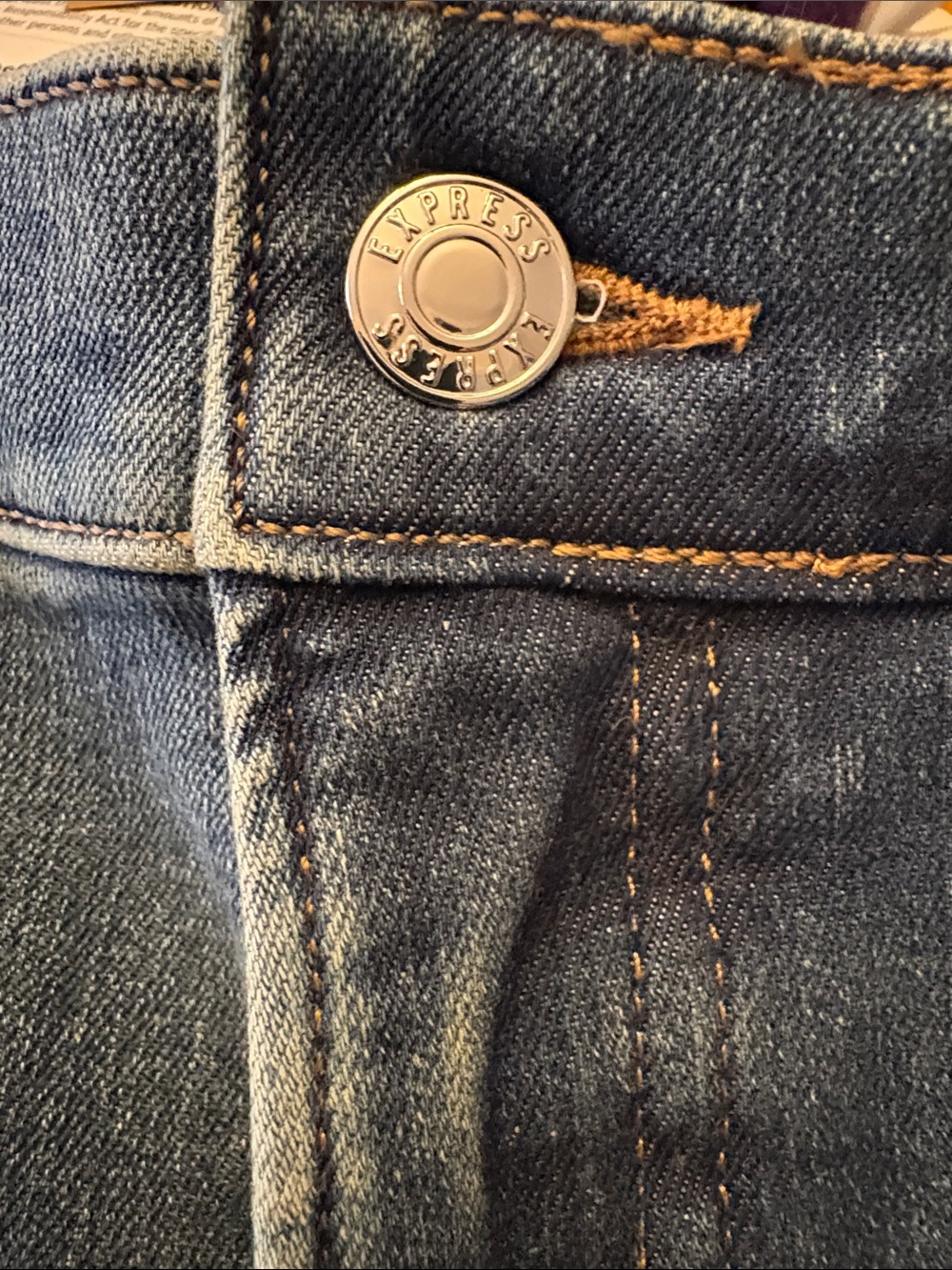 Express Dark Washed Blue Skinny Jeans - Picture 12 of 12